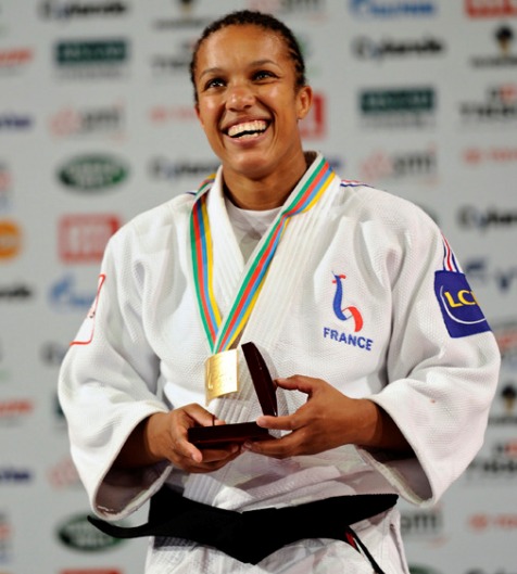 Lucie decosse triple championne du monde de Judo.